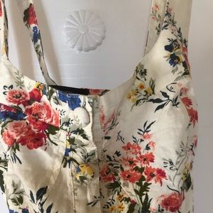 Floral Crop Top💐🌷🌹🌺🌼